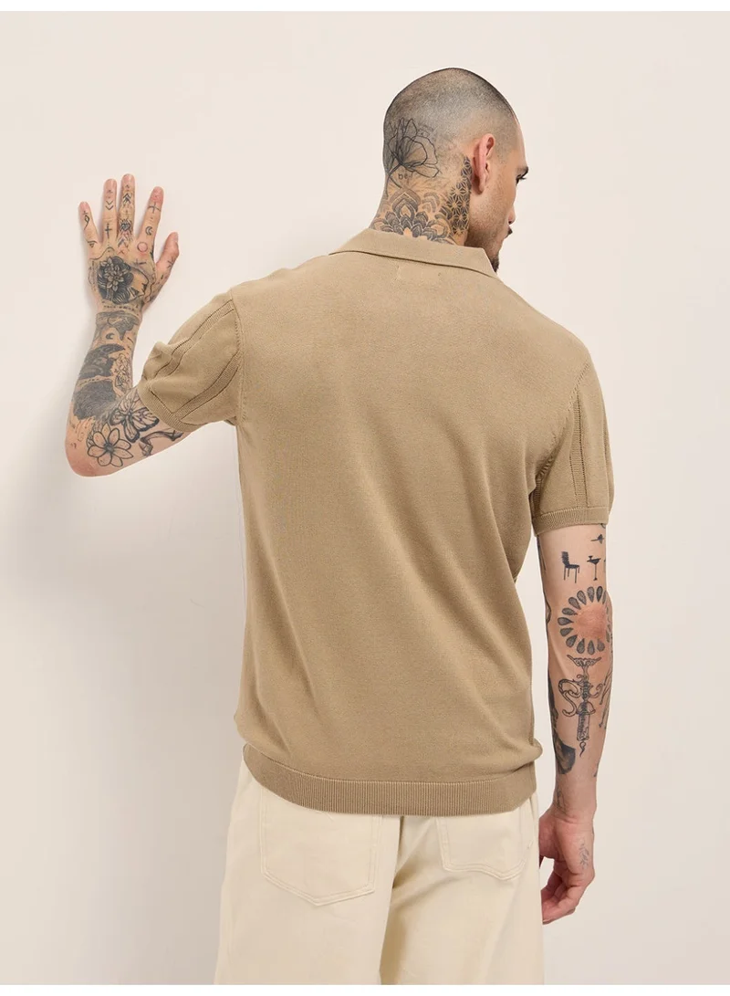 THE BEAR HOUSE Men’s Polo T-Shirt – Soft, Breathable Cotton, Classic Fit for All-Day Comfort, Stylish Casual Shirt for Summer, Everyday Wear & Outdoor Activities