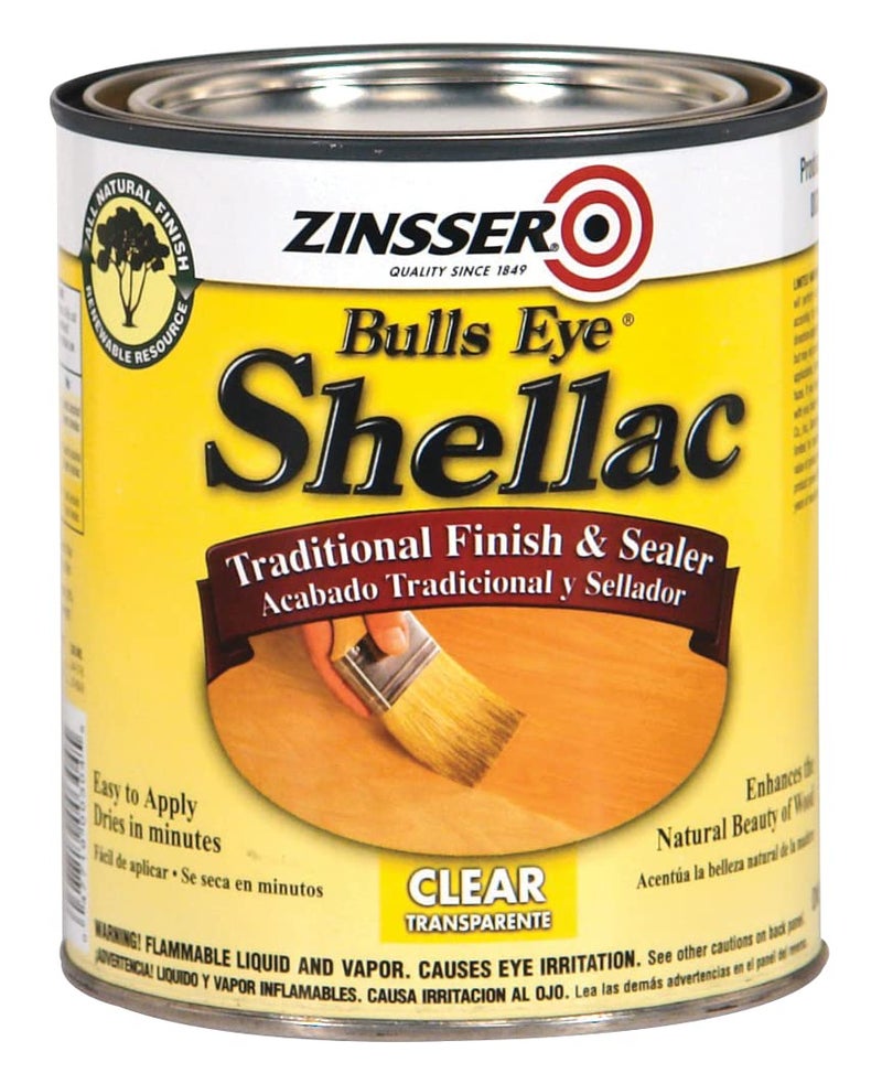 Zinsser qt Zinsser 304 Clear Zinsser, Bulls Eye 3LB Shellac - Image 1