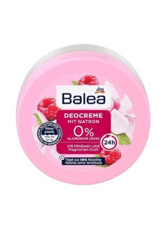 Deodorant Cream With Baking Soda - Raspberry And Magnolia Scent Multicolour 50grams