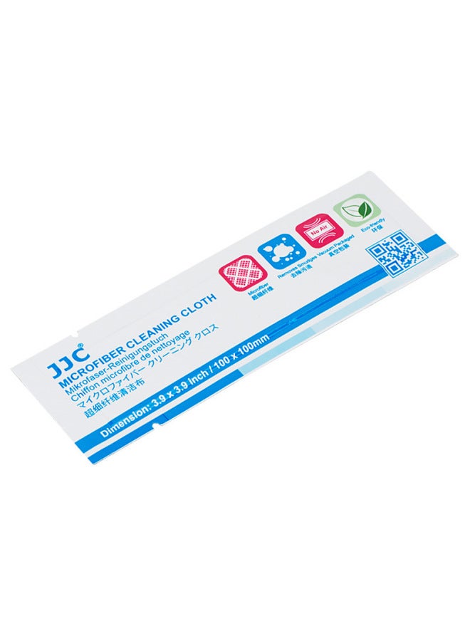 JJC Vacuum Dust-free Camera Lens Cloth Microfiber Cleaning Cloth Mobile Phone Computer Screen Glasses Wiping Cloth-Color:22 Sheets/box  - Image 2