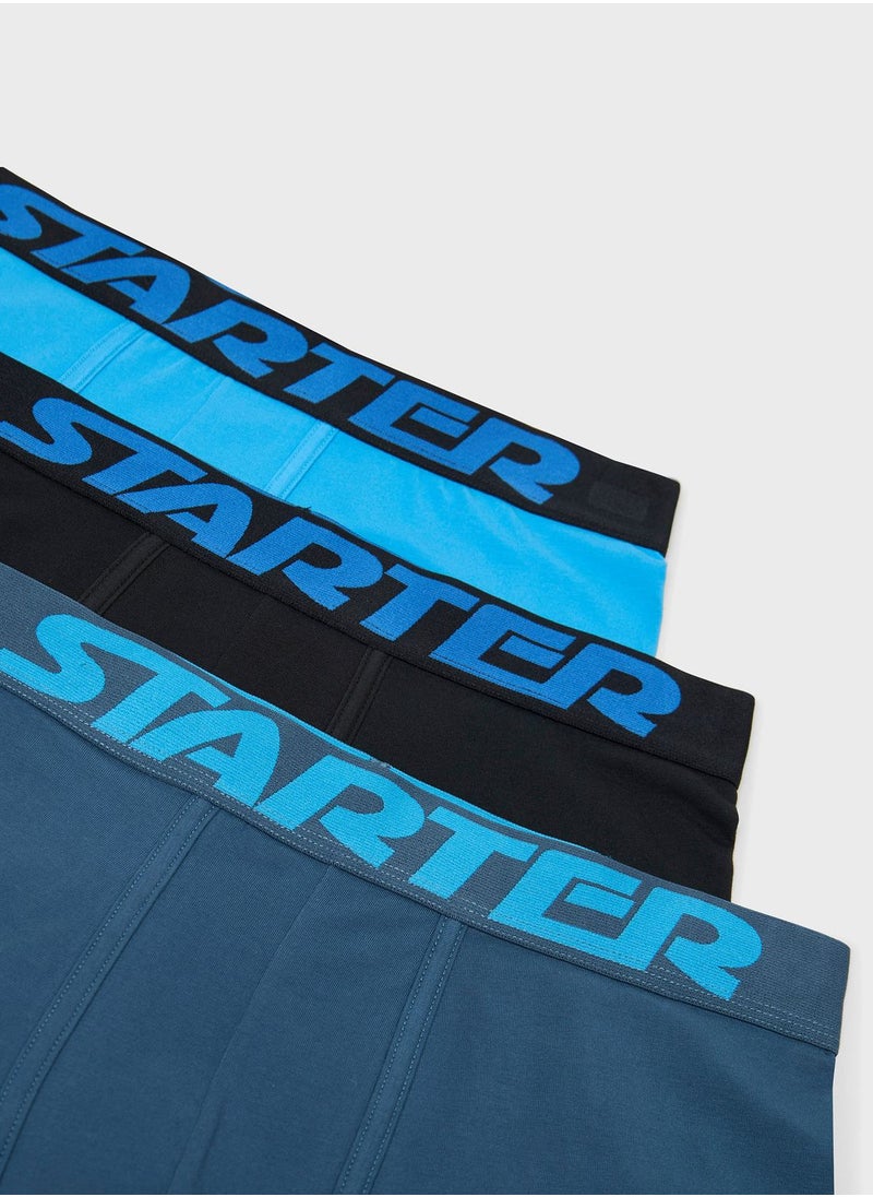 STARTER - 3 Pack Logo Band Boxers - Image 1