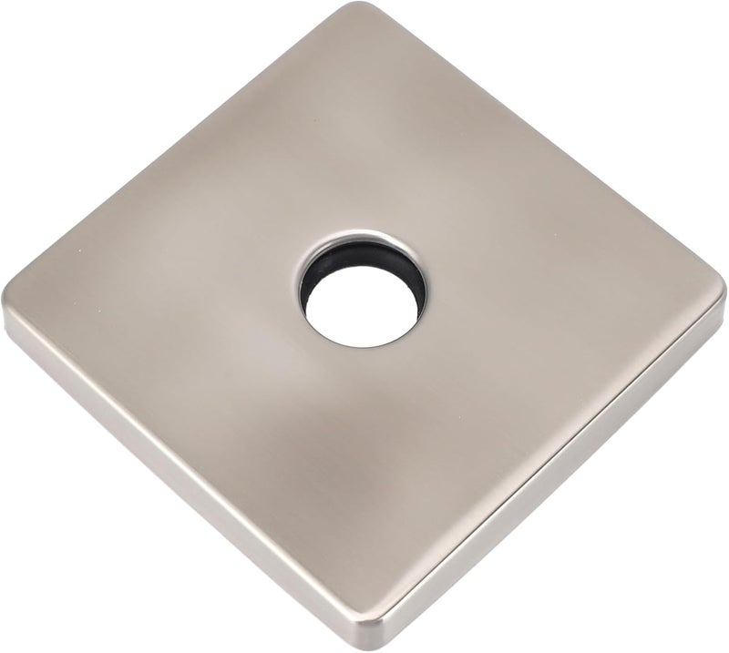 Dpofirs Universal Fit Square Shower Arm Flange Plate | Extra Large 304 Stainless Steel Escutcheon for Bathroom (304 stainless steel 3) - Image 2