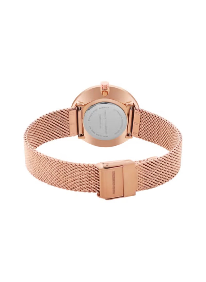 French Connection Women's Analog Quartz Green Dial Stainless Steel Watch FCN00038B - 32mm - Image 3