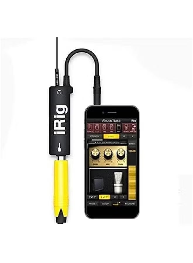 Ruili Guitar Bass Effects Interface Adapter iRig Cable for iPhone iPad iPod Compatible Daily Use Music Recording - Image 3