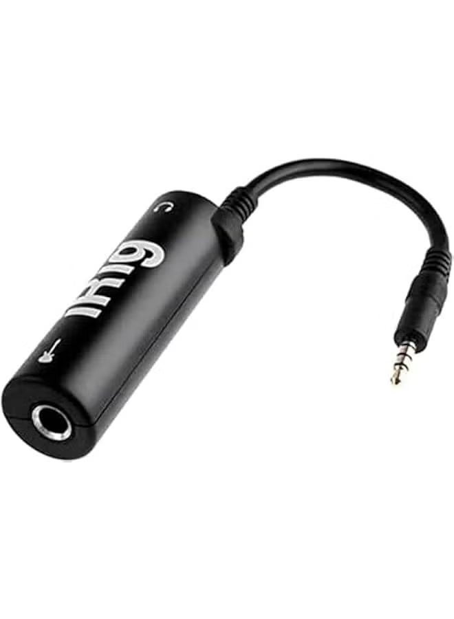 Ruili Guitar Bass Effects Interface Adapter iRig Cable for iPhone iPad iPod Compatible Daily Use Music Recording - Image 1