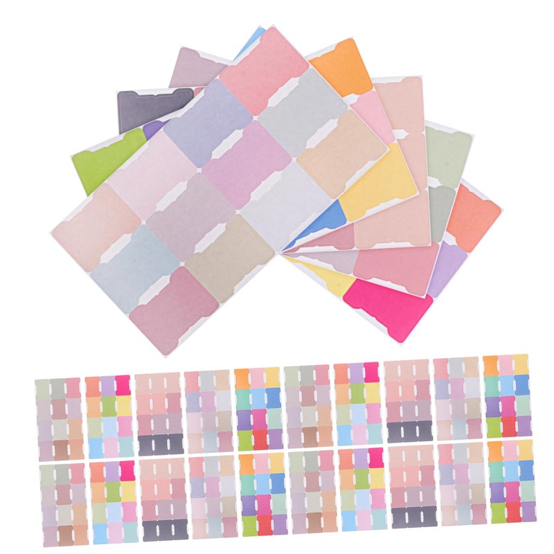5pcs Pastel Self Adhesive Book Dividers Writable Sticky Flags For Planner Labeling - Image 2
