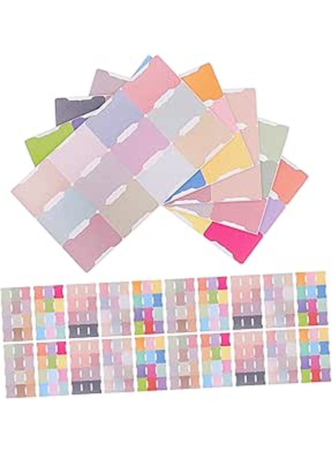 5pcs Pastel Self Adhesive Book Dividers Writable Sticky Flags For Planner Labeling - Image 1