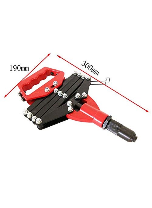 Digital Craft Digital Craft 32 Inch Riveting Tool Nut Tool Folding Riveter with Hinged Design Core Pull Nail Pliers 3240486064MM Blind Rivet Gun Includes Hand Gloves  - Image 2