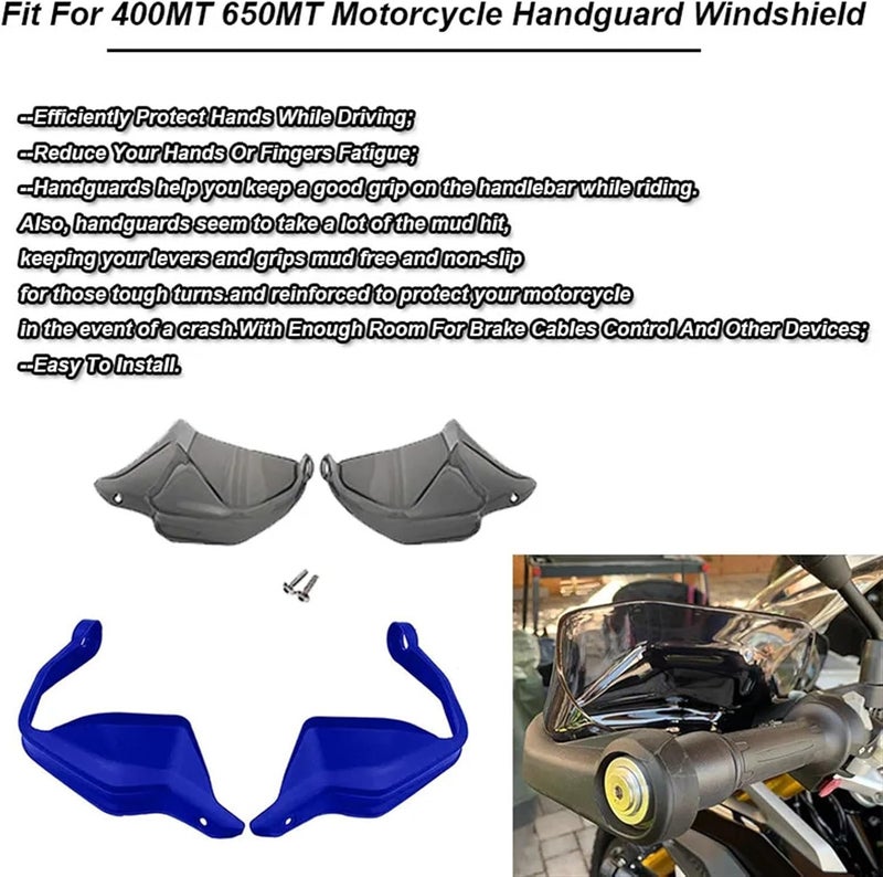 QASULER Motorcycle HandGuard Shield for CFMOTO 400MT 650MT - Image 5