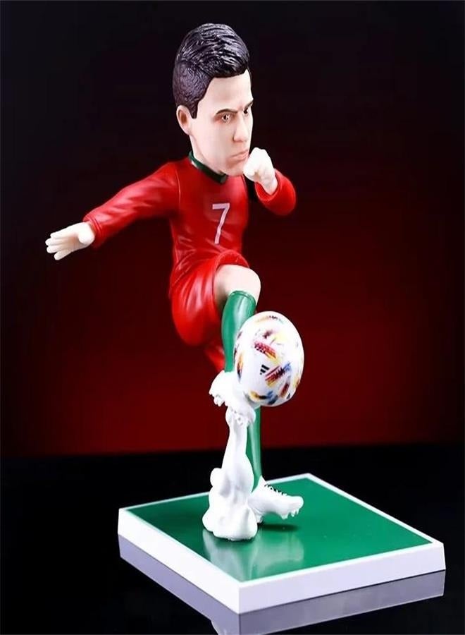 20cm High Football Star Cristiano Ronaldo World Cup Action Figure Collectible - Image 2