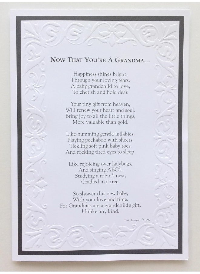 The Grandparent Gift Co. The Grandparent Gift Co. Now That You're A Grandma Frame- for New Grandma for Mother's Day, Christmas, Birthday  - Image 5