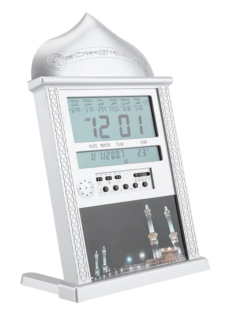 Wall-Mounted Digital Muslim Prayer Clock With LCD Display And Automatic Azan Alarm  - Image 2