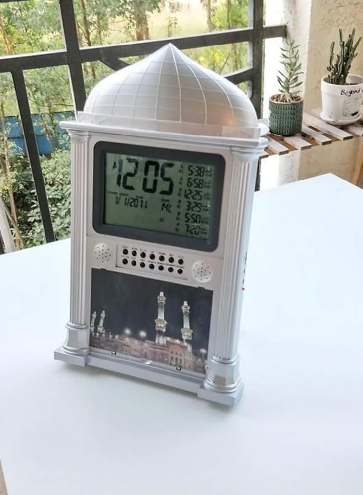 Wall-Mounted Digital Muslim Prayer Clock With LCD Display And Automatic Azan Alarm  - Image 5