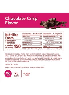 think! Protein Bars, High Protein Snacks, Gluten Free, Kosher Friendly, Chocolate Crisp, 10 Count (Packaging May Vary)  - Image 5