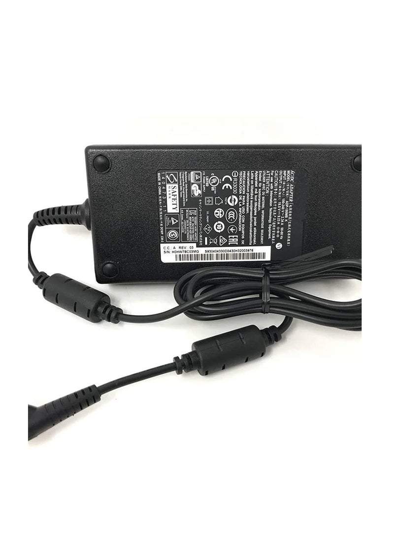 Terabyte شاحن محول تيار متردد 19.5 فولت 9.23 أمبير 180 واط لجهاز MSI للألعاب GS43VR، GS63، GS63VR، GS65-Stealth-THIN-050، GS73VR، WS63VR WS63 - Image 1