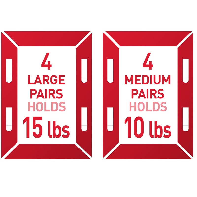 Command Medium and Large Picture Hanging Strips, Damage Free Hanging Picture Hangers, No Tools Wall Hanging Strips for Living Spaces, Black, 16 Medium Pairs and 16 Large Pairs - Image 2