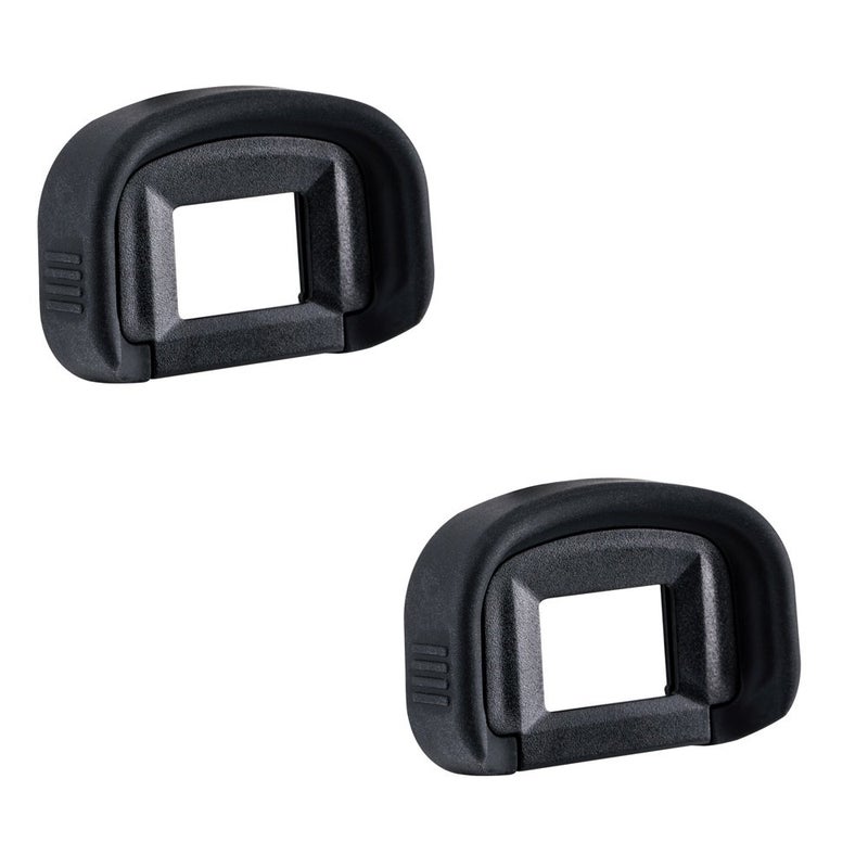 JJC 2-Pack Eyecup Eyepiece Eye Cup Viewfinder for Canon EOS 5D Mark IV 5D Mark III 5DS R 5DS 7D 7D Mark II 1Dx Mark III 1Dx Mark II 1Ds Mark III 1D Mark IV 1D Mark III Camera, Replaces Canon Eg Eyecup - Image 1
