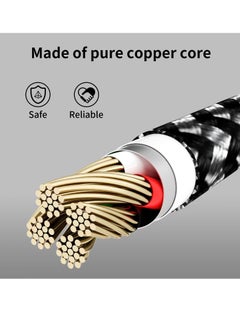 PowerMax Powermax USB-C to USB-C Cable, 1.2M Nylon Braided, 65W Power Delivery PD Fast Charging Cable – Compatible with iPhone 16, 15 Pro Max, iPad Mini 6, MacBook Pro Air M3/M2/M1, iPad Pro, Samsung S24, S23 Ultra, Lenovo, Dell, Xiaomi, and more. Black.  - Image 2