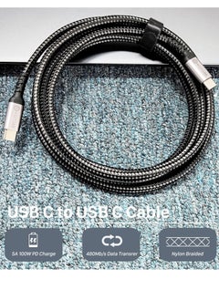 PowerMax Powermax USB-C to USB-C Cable, 1.2M Nylon Braided, 65W Power Delivery PD Fast Charging Cable – Compatible with iPhone 16, 15 Pro Max, iPad Mini 6, MacBook Pro Air M3/M2/M1, iPad Pro, Samsung S24, S23 Ultra, Lenovo, Dell, Xiaomi, and more. Black.  - Image 5