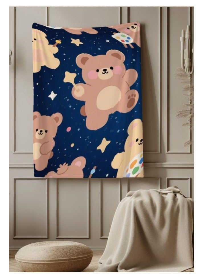 general Flannel thin blanket (warm and comfortable, suitable for sleep, gaming, dust removal and sandproof) 150cm*200cm - 124 - Image 4