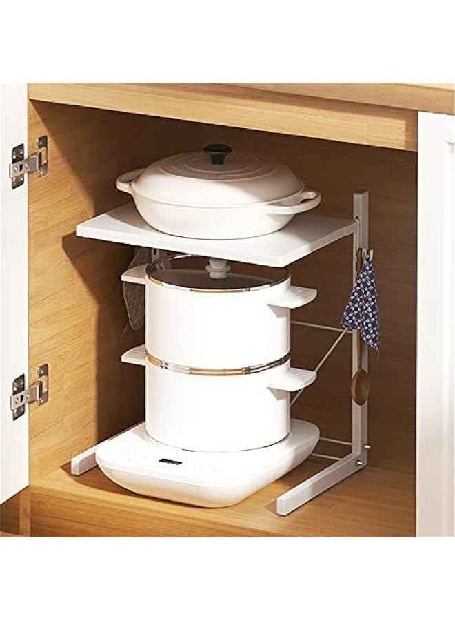 MIXDE The double-layer storage rack in the kitchen is sturdy and stable - Image 2