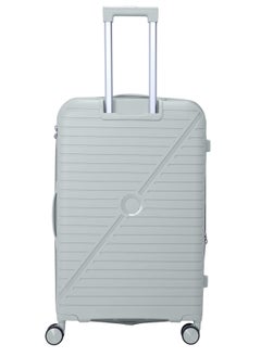 سيناتور Senator Unisex Expandable PP Fashion Trolley Luggage Set Lightweight Hard Shell Spinner luggage with 360° Degree 4 Twin Wheel and Double Zippers KH1006-SILVER  - Image 3