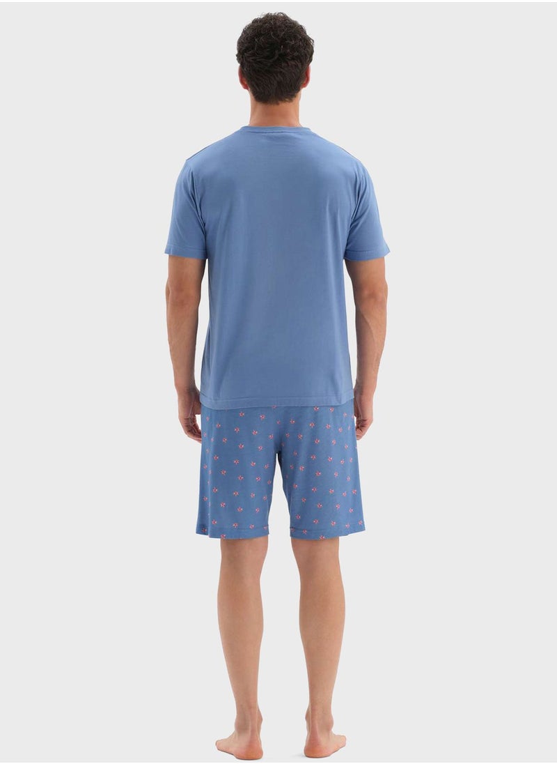 dagi - Nightwear T-Shirt & Short Set - Image 1