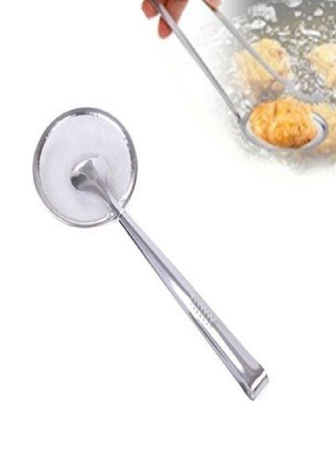 Creative Stainless Steel Fried Food Clip with Filter Spoon and Mesh Strainer for Hot Pots, Multifunctional Kitchen Tools for Chicken Chopsticks, French Fries, Onion Rings - Image 2