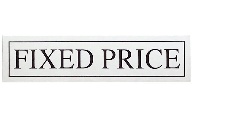 THW® Stainless Steel Self Adhesive FIXED PRICE Signage Board (3"x12") - Image 4