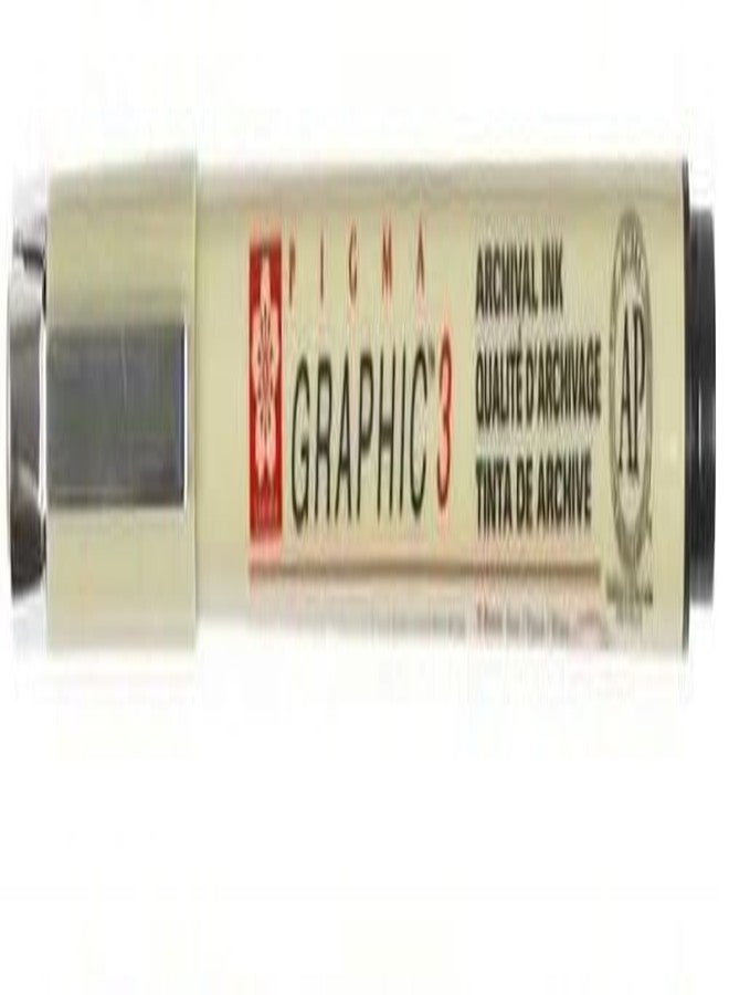 Pigma Sakura Pigma Graphic - Pigment Calligraphy Pen - Single - 3.0mm - Black - Image 1