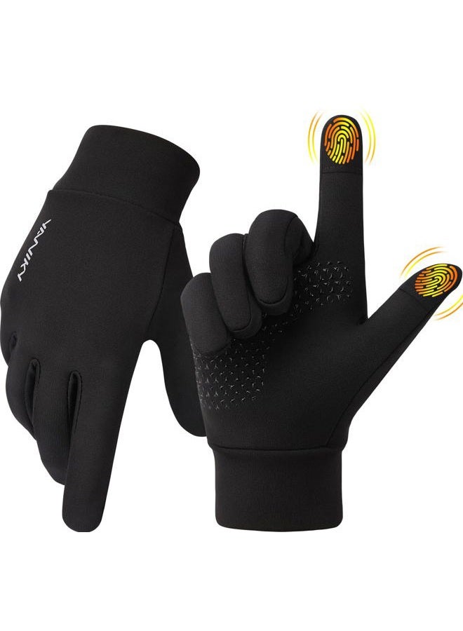 YANIKY Winter Gloves for Men Women Windproof Lightweight Running Gloves Anti-Slip Warm Gloves Touch Screen Sports Gloves for Running, Cycling, Driving, Hiking - Image 1