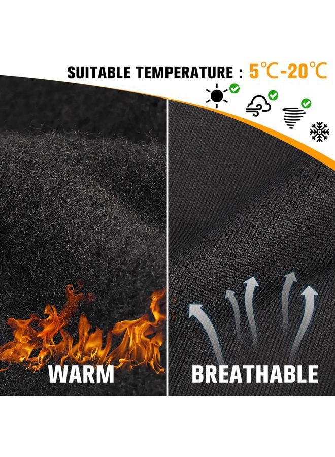 YANIKY Winter Gloves for Men Women Windproof Lightweight Running Gloves Anti-Slip Warm Gloves Touch Screen Sports Gloves for Running, Cycling, Driving, Hiking - Image 2