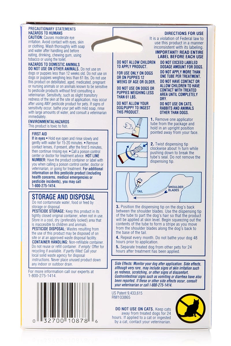 Hartz UltraGuard Pro Flea & Tick Topical Dogs & Puppies Treatment & Prevention, 3 Months, 61 - 150 lbs - Image 2