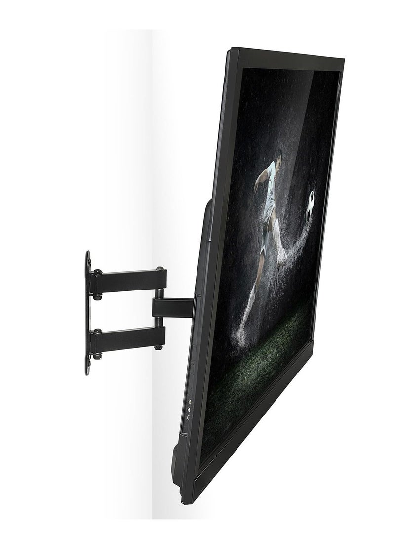 ELTRAZONE Enhance Your TV Setup with the Mount-It! Full Motion Corner TV Wall Mount Bracket: Perfect for VESA 400 x 400 TVs, Extendable Arm for Articulation, Swivel, Tilt - Ideal for 32-50 Inch TVs, Supports up  - Image 4