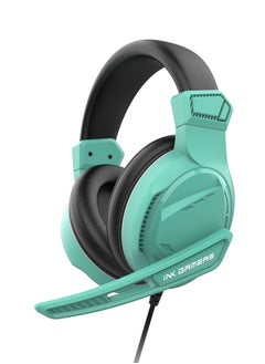 INK GAMERS GX100 Over Ear Wired Gaming Headphones for PS4 / PS5 / XBox / Switch / PC - Blue  - Image 1