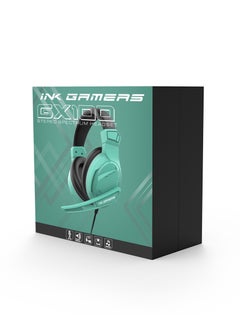 INK GAMERS GX100 Over Ear Wired Gaming Headphones for PS4 / PS5 / XBox / Switch / PC - Blue  - Image 5