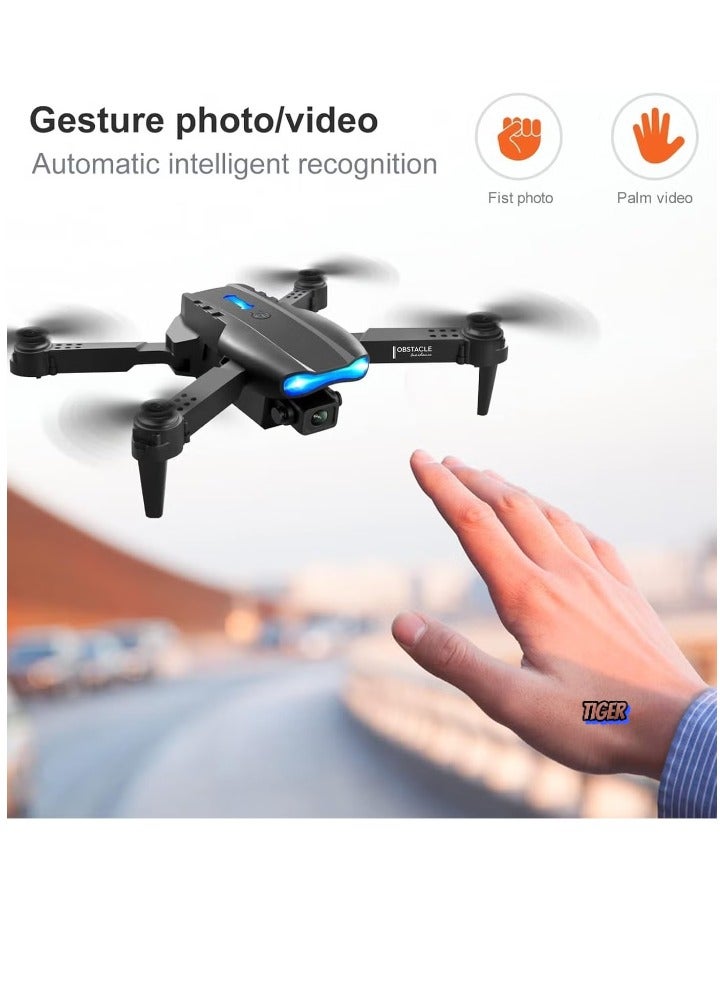 TIGER E99 Drone with Dual Camera – Folding Remote Control Aircraft, WiFi FPV Live Video, HD Aerial Photography for Adults, Foldable Design, Easy to Fly, Perfect for Beginners and Experienced Pilots - Image 2