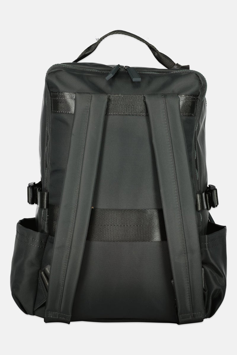 ADRIENNE VITTADINI Women Brand Logo Backpack With Card Holder, Drak Green - Image 2