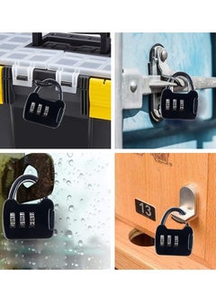 KASTWAVE Luggage Locks Suitcase Locks , 3 Digit Combination Lock, Luggage Lock, Anti Theft Locker Combination Padlock with Alloy Body, for Luggage, Gym, Travel Bag, Suitcase (5PCS)  - Image 3