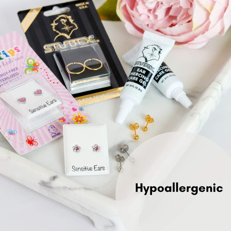 Studex جل العناية بثقب الأذن من ستودكس - جل العناية بعد ثقب الأذن مع مستخلص الألوة المهدئ لحماية البشرة وتعزيز الشفاء، آمن للبشرة الحساسة (0.20 أونصة سائلة) - Image 5