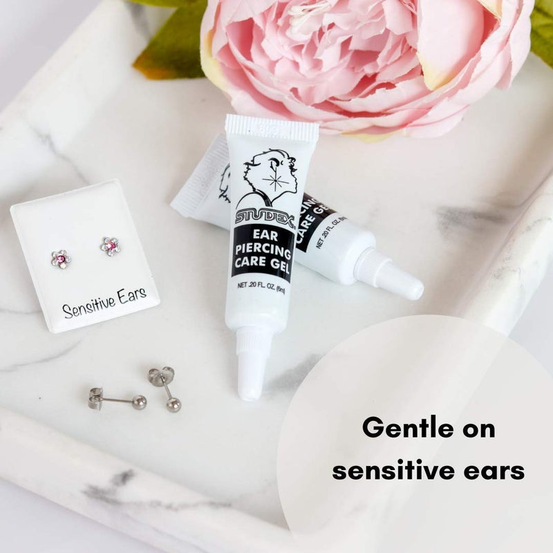 Studex جل العناية بثقب الأذن من ستودكس - جل العناية بعد ثقب الأذن مع مستخلص الألوة المهدئ لحماية البشرة وتعزيز الشفاء، آمن للبشرة الحساسة (0.20 أونصة سائلة) - Image 4