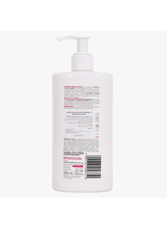 Eveline Cosmetics White Prestige 4D Whitening daily Intimate Gel 250ml - Image 2