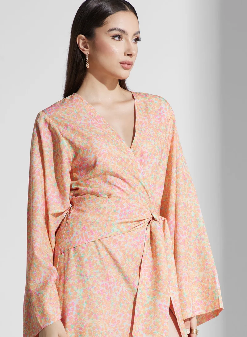 PRETTY LAVISH Floral Print Dress