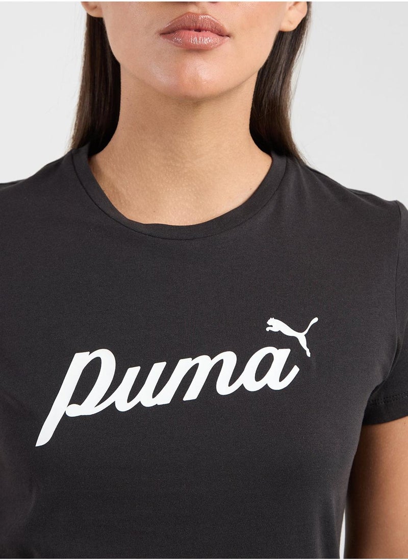 PUMA Essential Script T-Shirt - Image 3