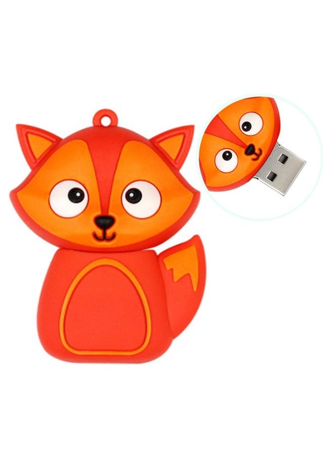 براق Microdrive 16GB USB 2.0 Creative Cute Fox U Disk  - Image 1