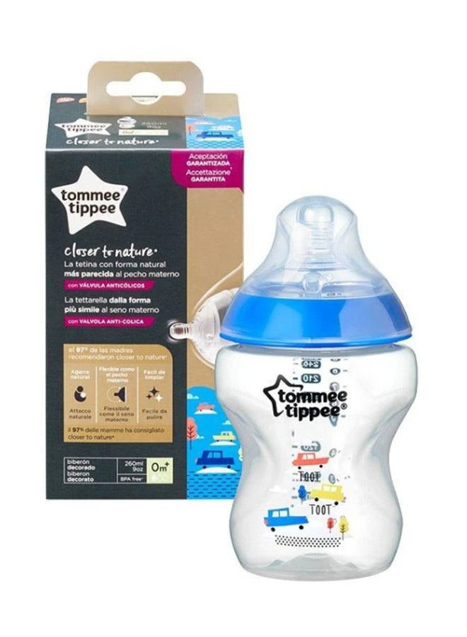 tommee tippee Natural Start Bottle 260ml | Pip the Panda, Slow-Flow Teat with Anti-Colic Valve | BPA-Free Feeding Bottle for Newborns - Assorted - Image 2