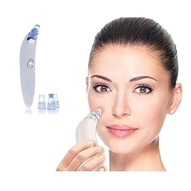 4 in 1 Multi-function Blackhead Remover Tool, Facial Cleanser Device, Electric Derma Suction Machine for Whitehead Acne Pimple Pore Cleaner, Nose and Skin Care Tool