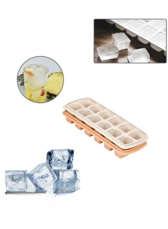 Set of 2 Premium Plastic Ice Cube Trays – 12-Slot Freezer Molds for Fast Ice Release, Perfect for Juices & Cold Drinks –Multicolor - Image 5