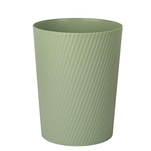 UUJOLY Small Trash Can Wastebasket Garbage Can Container Bins for Bathrooms Laundry Room Kitchens Offices Kids Rooms Dorms Mint Green - Image 1
