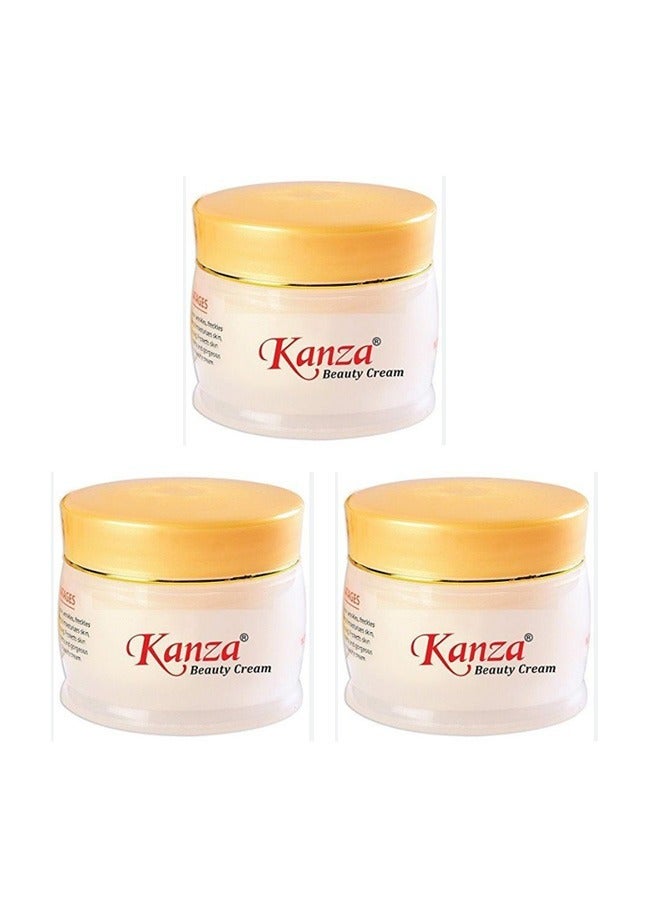 كنزه 3 قطع من كريم تفتيح و تبييض البشرة 50X3 جرام - Image 4